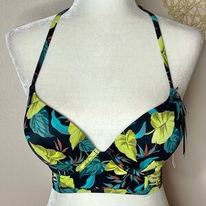 NWT Victoria’s Secret Archives Bombshell Halter Longline Bikini Top - 32D